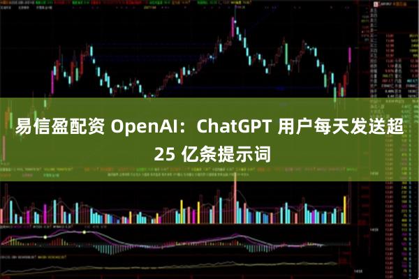 易信盈配资 OpenAI：ChatGPT 用户每天发送超 25 亿条提示词
