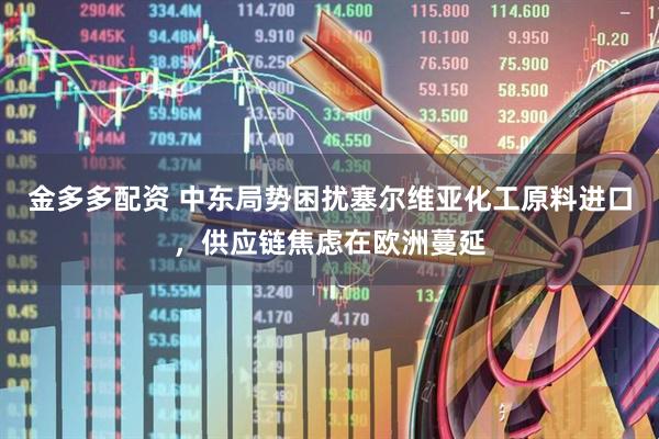 金多多配资 中东局势困扰塞尔维亚化工原料进口，供应链焦虑在欧洲蔓延